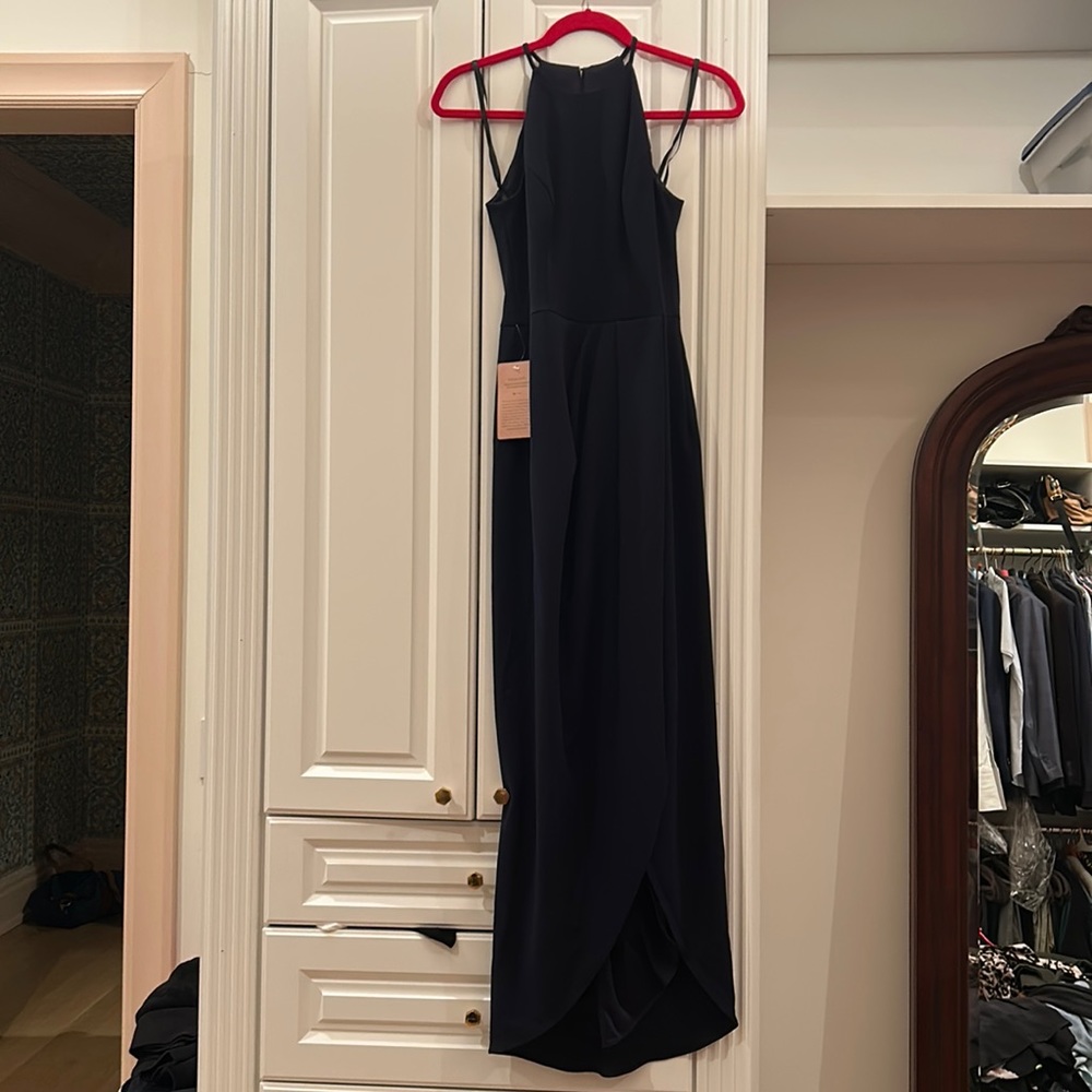 BLDN Navy long bridesmaid/ formal dress size 2. NWT
